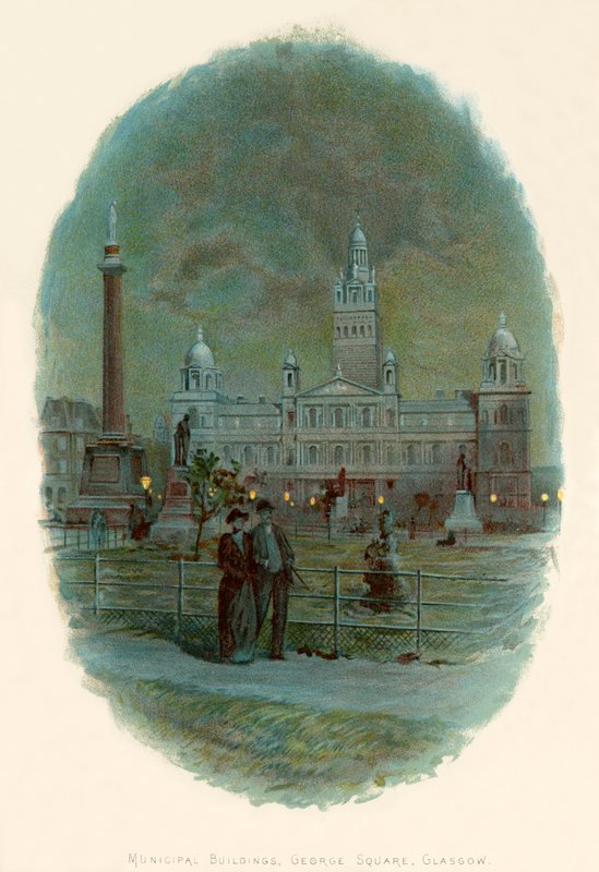 Municipal Buildings, George Square, Glasgow alkotó: Charles Wilkinson