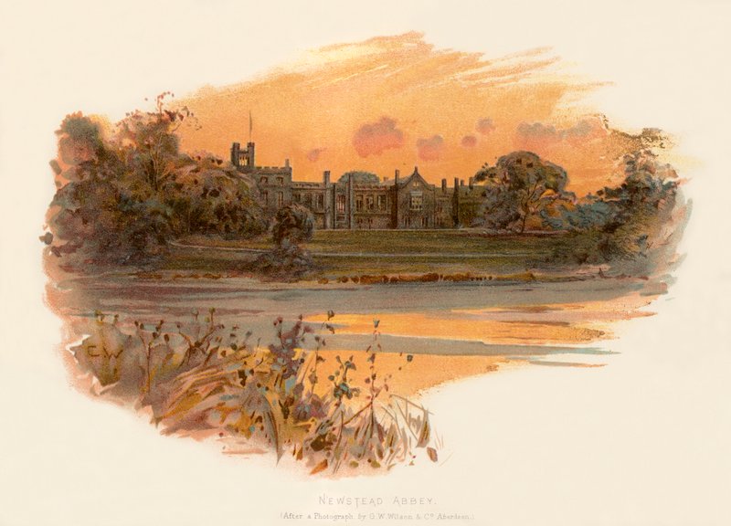 Newstead apátság alkotó: Charles Wilkinson