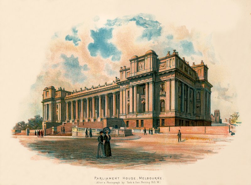 Parlament, Melbourne alkotó: Charles Wilkinson
