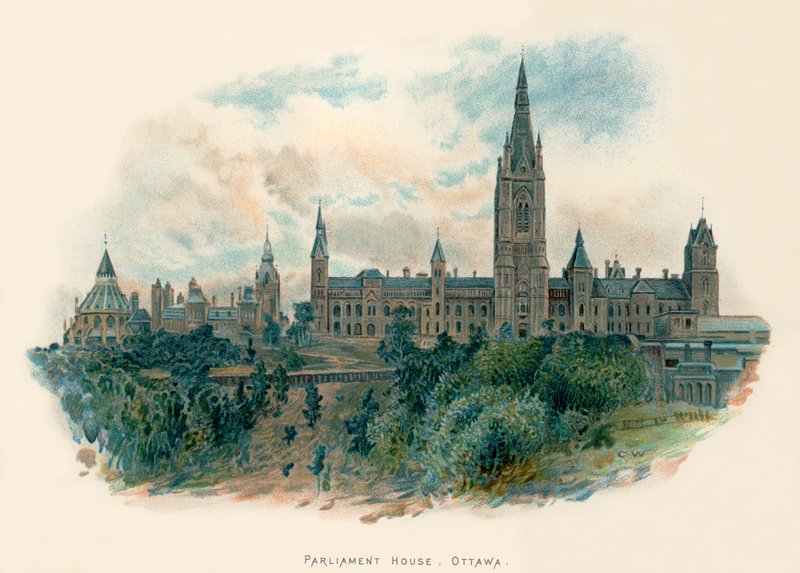 Parlament háza, Ottawa alkotó: Charles Wilkinson