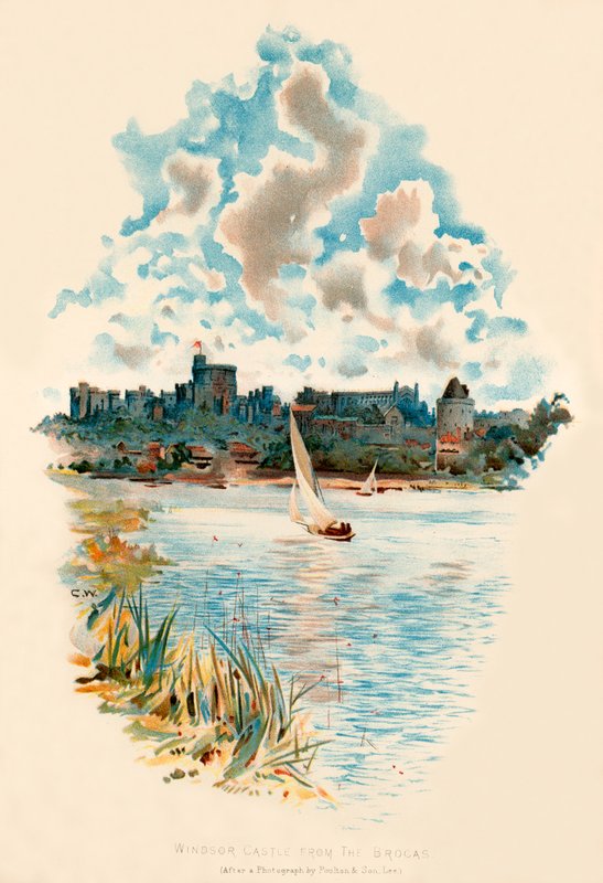 Windsori kastély a Brocastól alkotó: Charles Wilkinson