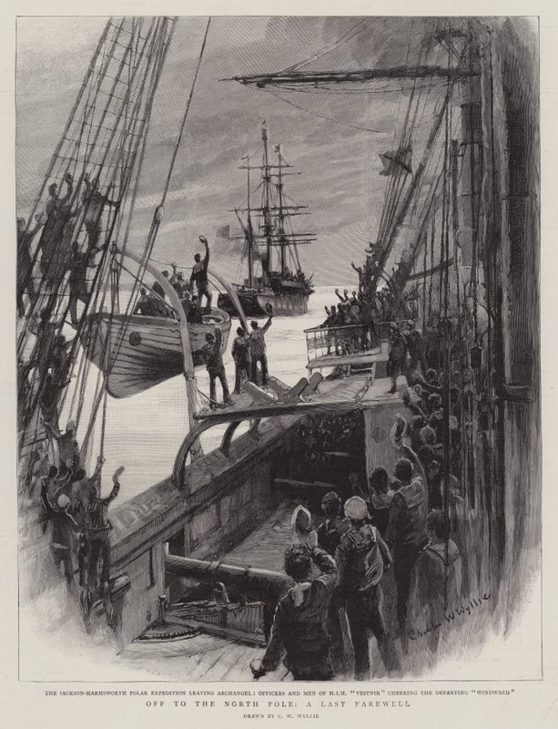 Utolsó búcsú az Északi-sarkra alkotó: Charles William Wyllie