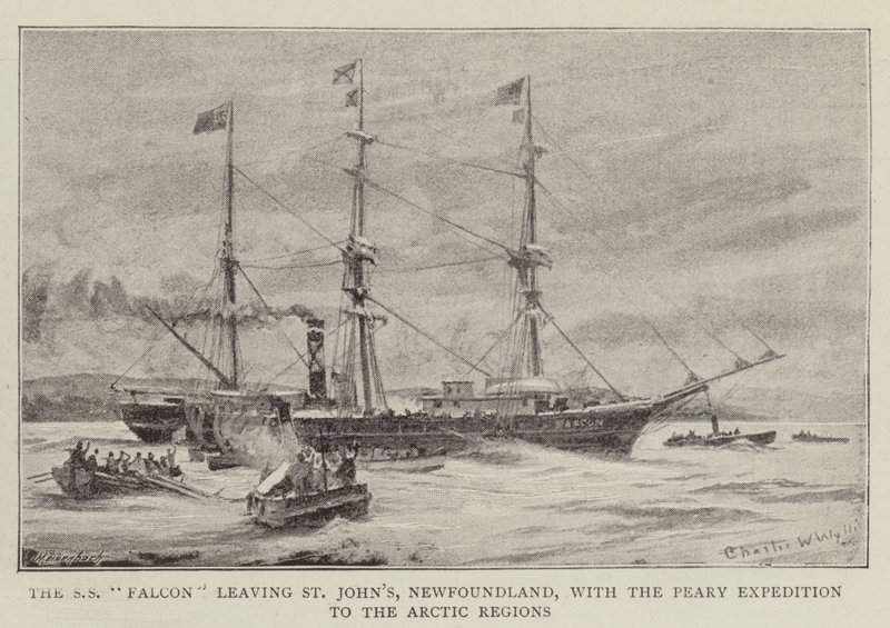 Az SS Falcon elhagyja St John