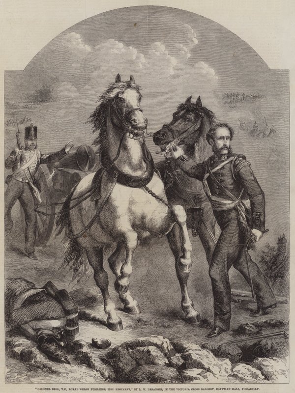 Bell ezredes, VC, Royal Welsh Fusiliers, 23. ezred alkotó: Chevalier Louis William Desanges