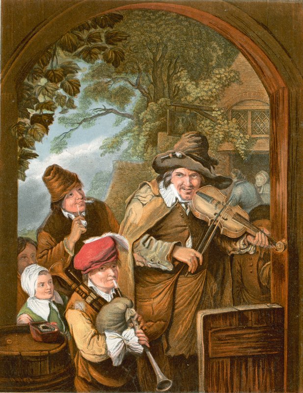 A vándorzenészek alkotó: Christian Wilhelm Ernst Dietrich