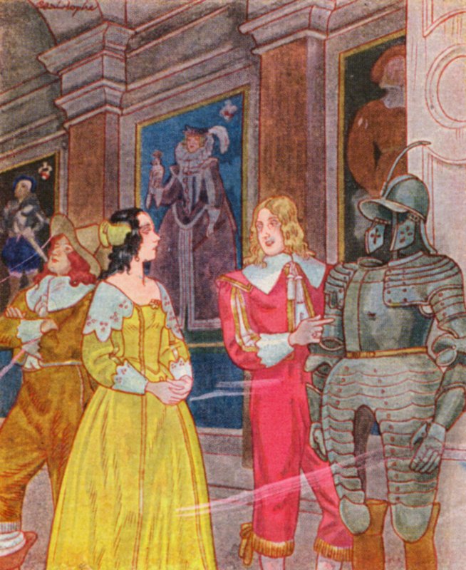 Ahnengalerie / Ősök Galériája (színes litográfia) alkotó: Christophe (1856 1945)