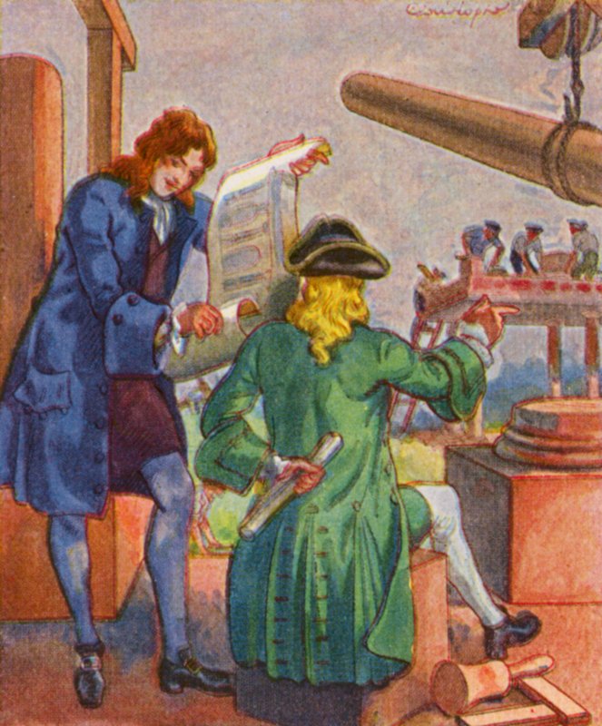 Baumeister / Builder (színes litográfia) alkotó: Christophe (1856 1945)