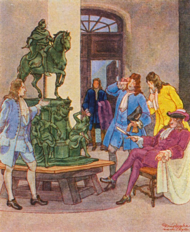Bildhauerwerkstatt / Szobrászműhely (színes litográfia) alkotó: Christophe (1856 1945)