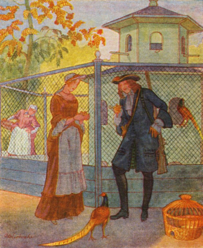 Fasanerie / Fácánház (színes litográfia) alkotó: Christophe (1856 1945)