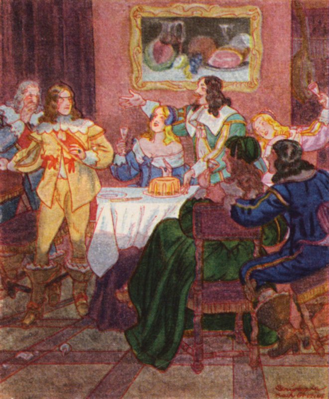 Kavalierstour / Grand Tour (színes litográfia) alkotó: Christophe (1856 1945)