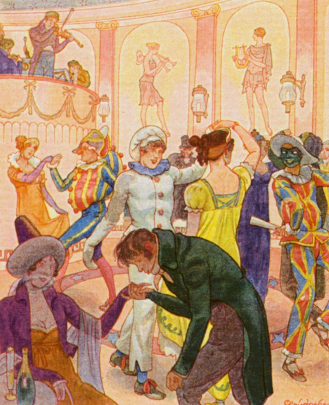 Redoute / Redoubt (színes litográfia) alkotó: Christophe (1856 1945)