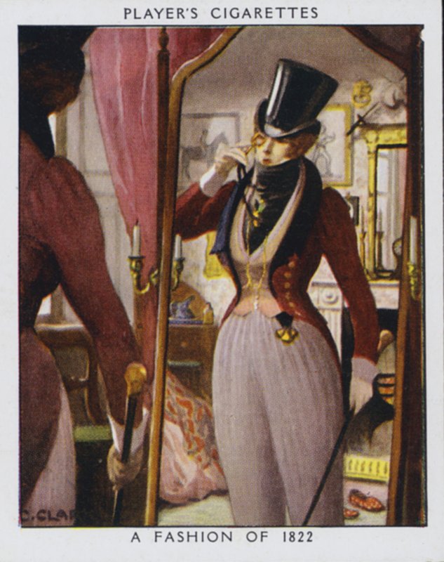 1822-es divat (színes litó) alkotó: Christopher (after) Clark