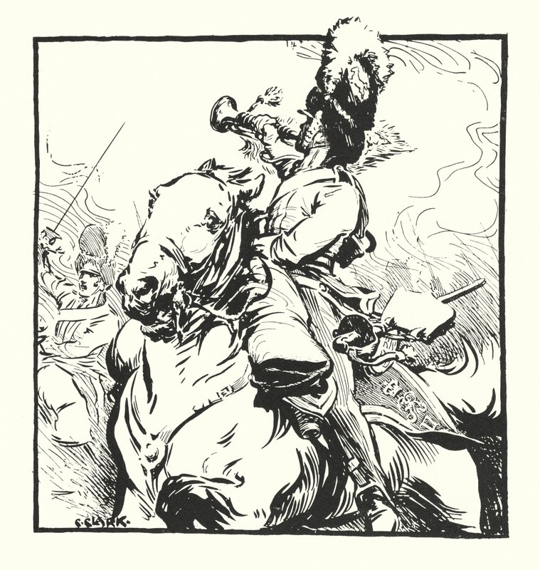 Bugler of the Scots Greys, rajz a Major Drapkin & Co