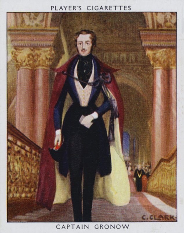 Gronow kapitány (színes litó) alkotó: Christopher (after) Clark