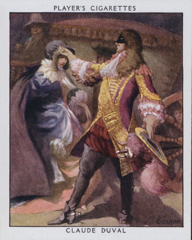 Claude Duval (színes litó) alkotó: Christopher (after) Clark