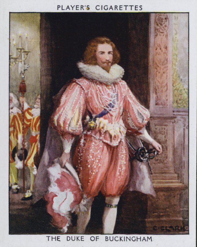 Buckingham hercege, Steenie, I. Jakab király kedvence (színes litho) alkotó: Christopher (after) Clark