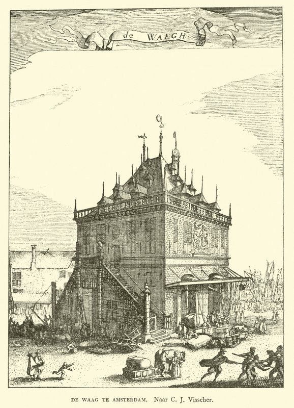 Waag (mérlegház) Amszterdamban alkotó: Claes Jansz Visscher