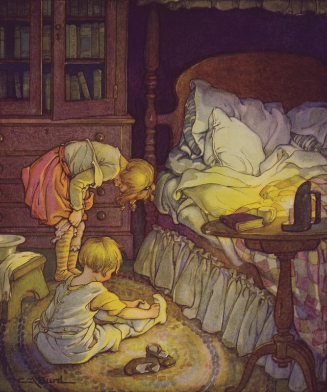 Egy gyermek versek kertje: Nyári ágy (színes litó) alkotó: Clara Miller Burd