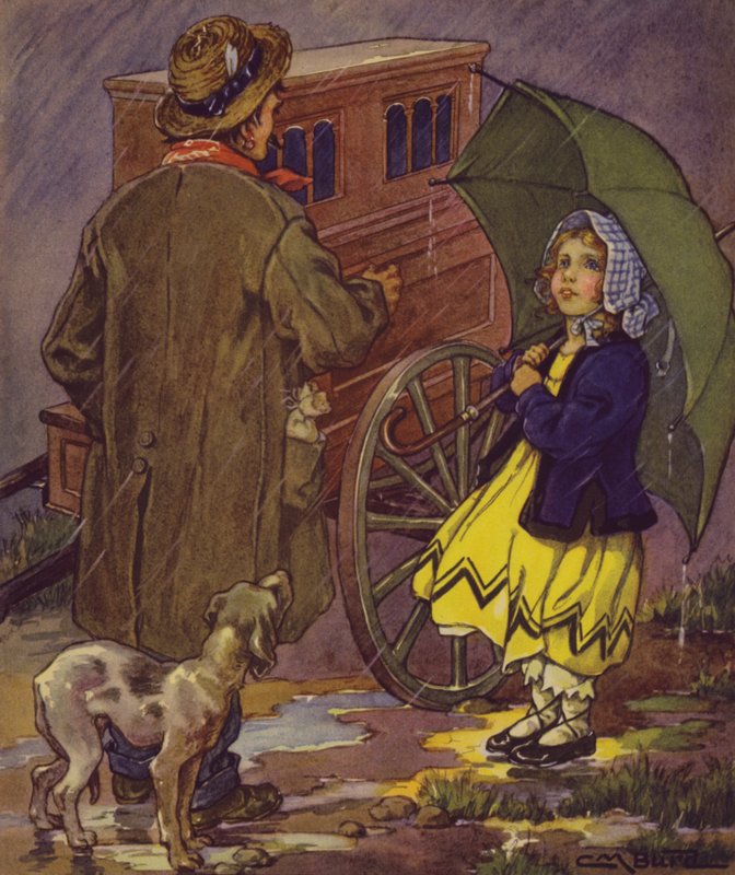 Egy gyermek versek kertje: Éneklés (színes litó) alkotó: Clara Miller Burd