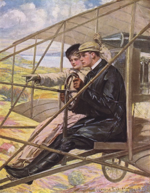 A szerelem szárnyakon alkotó: Clarence F. Underwood
