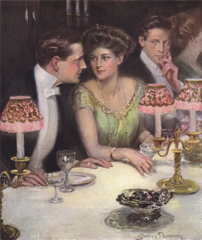 Csak ketten vacsoráznak alkotó: Clarence F. Underwood