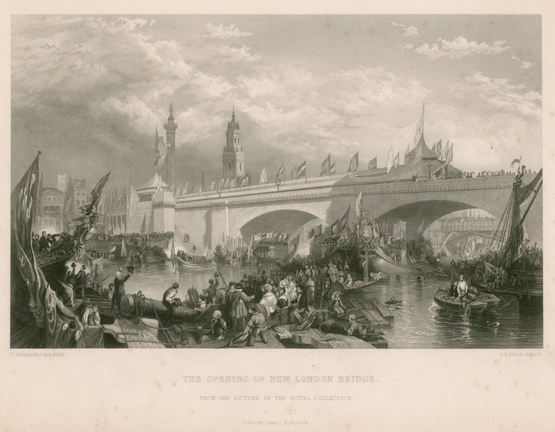A New London Bridge megnyitása alkotó: Clarkson Frederick Stanfield