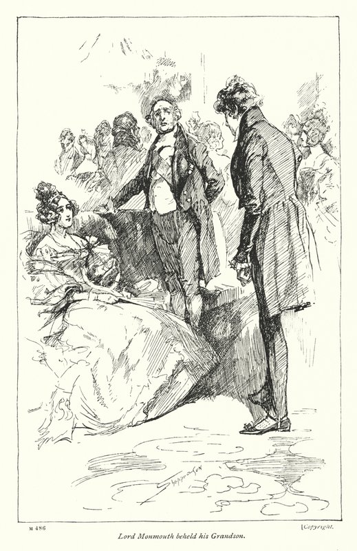 Illusztráció Disraeli Coningsby-jéhez (litho) alkotó: Claude Shepperson
