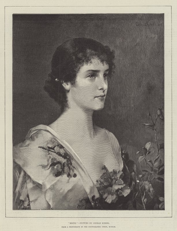 Edith alkotó: Conrad Kiesel