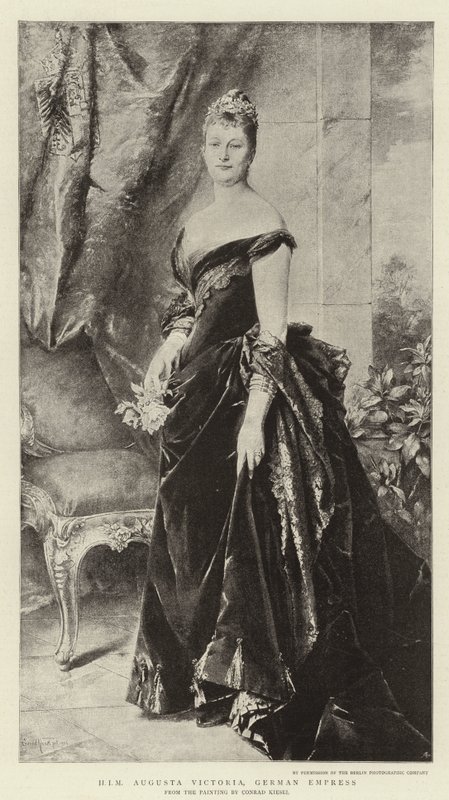 H I M Augusta Victoria, német császárné alkotó: Conrad Kiesel
