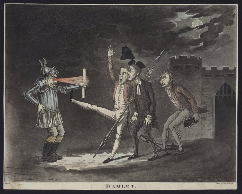 Hamlet (akvatinta) alkotó: Conrad Martin Metz
