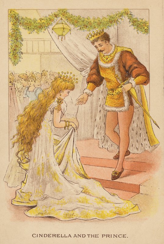 Hamupipőke (színes litográfia) alkotó: Constance Haslewood