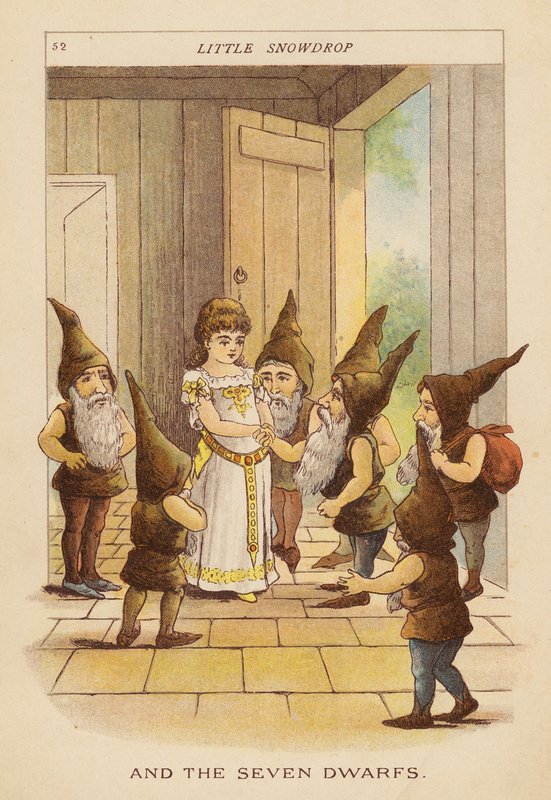 Kis hóvirág (színes litográfia) alkotó: Constance Haslewood