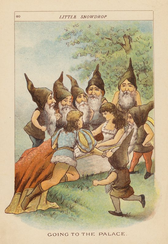 Kis hóvirág (színes litográfia) alkotó: Constance Haslewood