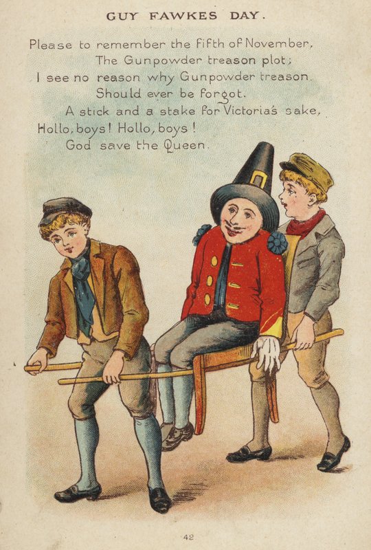 Mondóka: Guy Fawkes Day (chromolitho) alkotó: Constance Haslewood