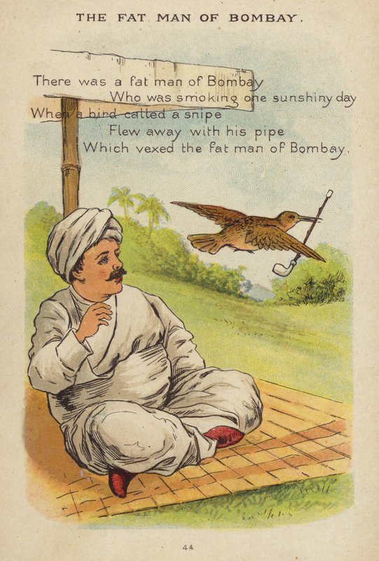 Mondóka: The Fat Man Of Bombay (chromolitho) alkotó: Constance Haslewood
