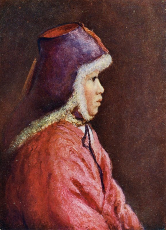 A Korean girl in winter dress (colour litho)   1411147   hu       hungarian Successfully Translated  Original: St. Dunstans Fleet Street, plate 23 from Original Views of London as It Is Translat: St. Dunstans Fleet Street, plate 23 from Original Views of L alkotó: Constance J.D. Coulson