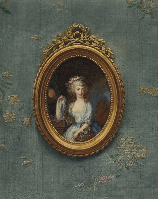 Louise Hesse-Darmstadt hercegnő portréja alkotó: Cornelius Hoyer