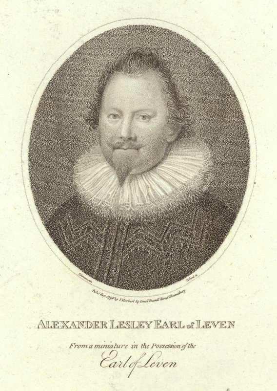 Alexander Leslie, Leven grófjának portréja alkotó: Cornelius Janssen van Ceulen