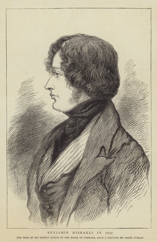 Benjamin Disraeli 1837-ben alkotó: Count Alfred D