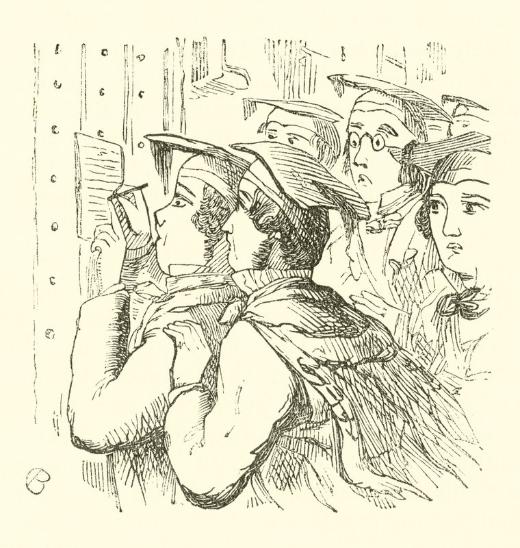 Főiskolai vizsgalista alkotó: Cuthbert Bede
