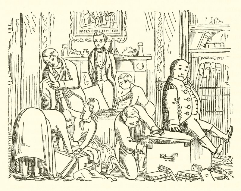 Csomagolás Oxfordba alkotó: Cuthbert Bede