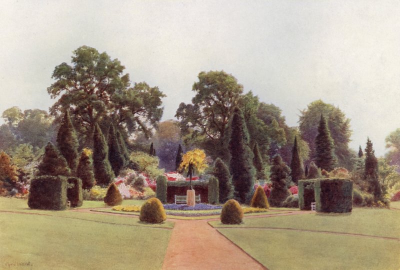 Gyémántkert, Bagshot Park (színes litó) alkotó: Cyril Ward