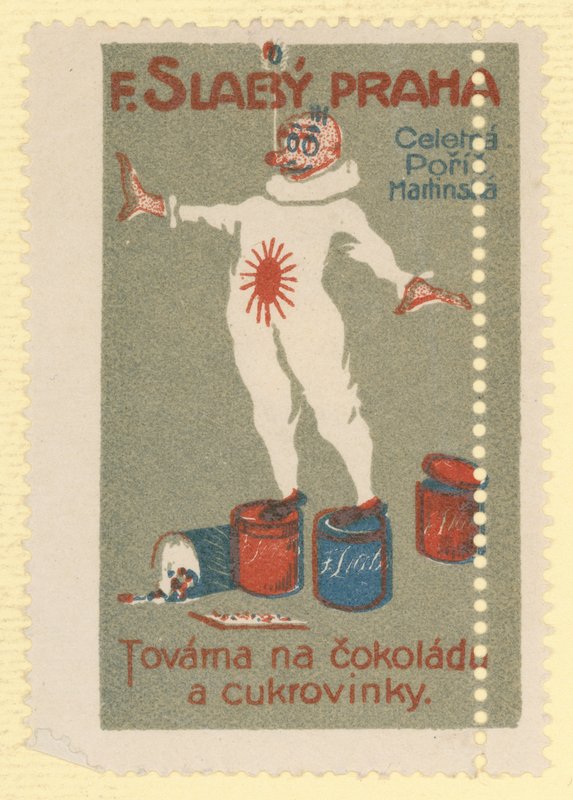 F Slaby csokoládé- és cukorcukrászgyár, Prága alkotó: Czech School