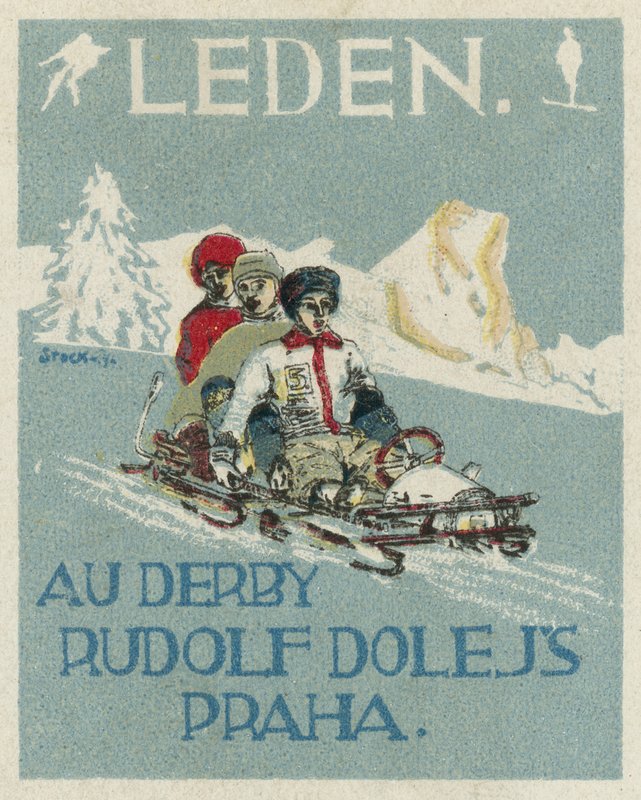 Január. Au Derby Rudolf Dole divat, Prága alkotó: Czech School