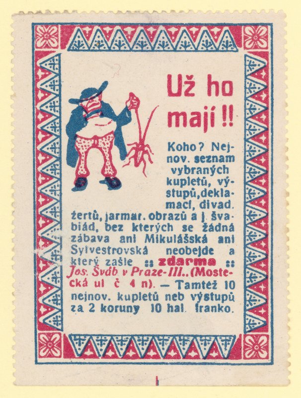 Ember, aki egy rovart tart alkotó: Czech School