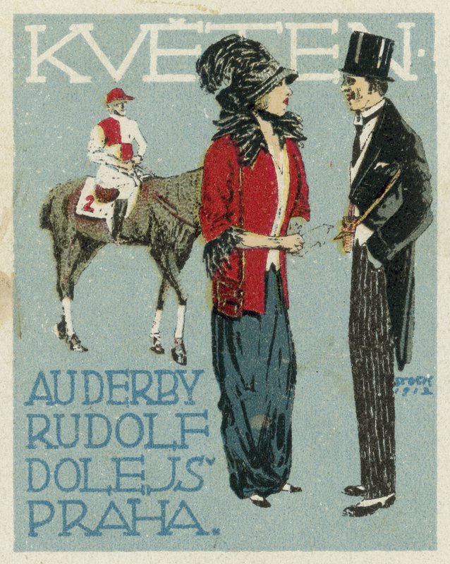 Lehet. Au Derby Rudolf Dole divat, Prága alkotó: Czech School