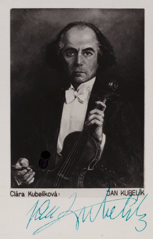 Jan Kubelik portréja alkotó: Czech School