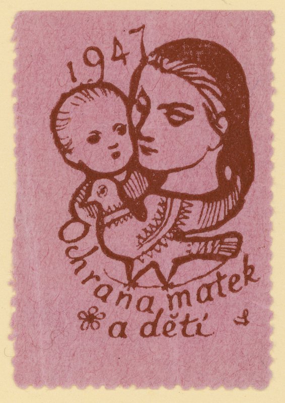 Anyák és gyermekek védelme, 1947 alkotó: Czech School