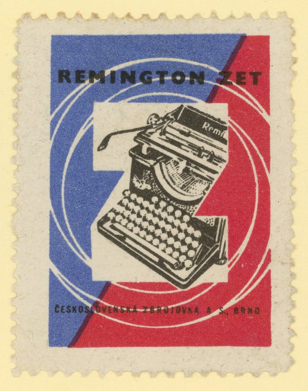 Remington írógépek alkotó: Czech School