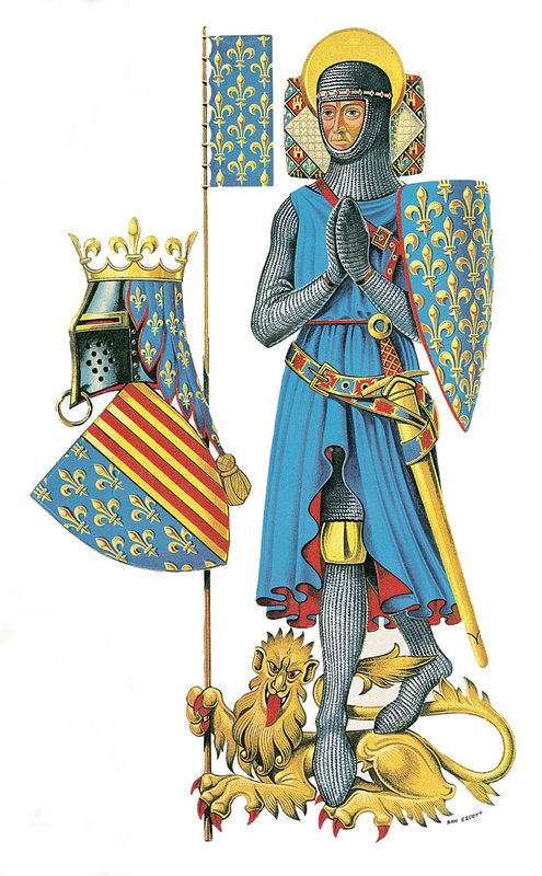 Kilencedik Lajos, az utolsó két keresztes hadjárat vezetője és Franciaország egyik legnagyobb királya (1226-70) alkotó: Dan Escott